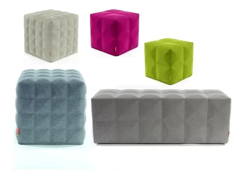 BuzziCube 3D Pouf acoustique