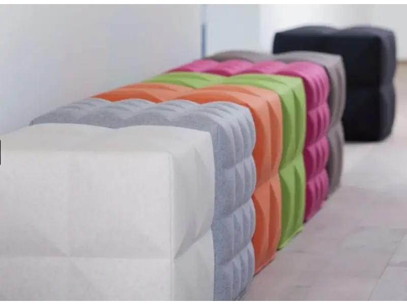 BuzziCube 3D Pouf acoustique