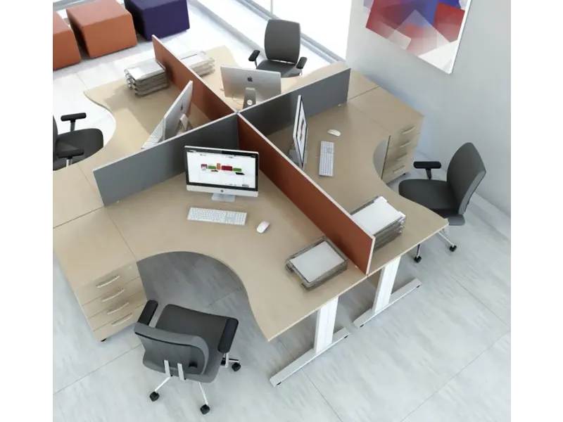 Mdd Ergonomic bureau en angle