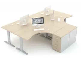 Mdd Ergonomic bureau en angle