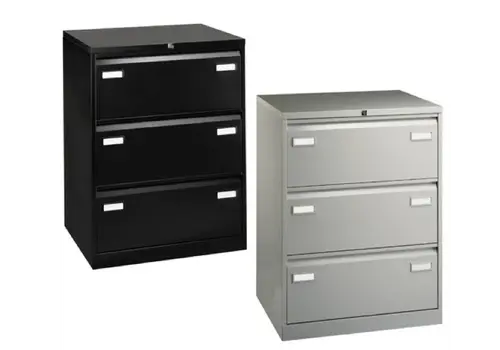 Dubbele ladekasten, hangmappen 3 laden