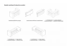 Valde réception - banque d'accueil