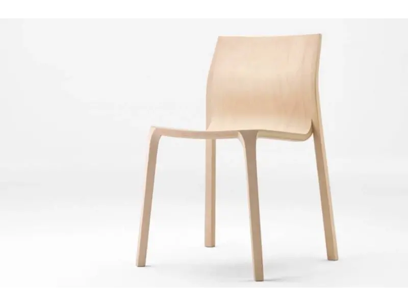 Silu chaises en frêne teinté