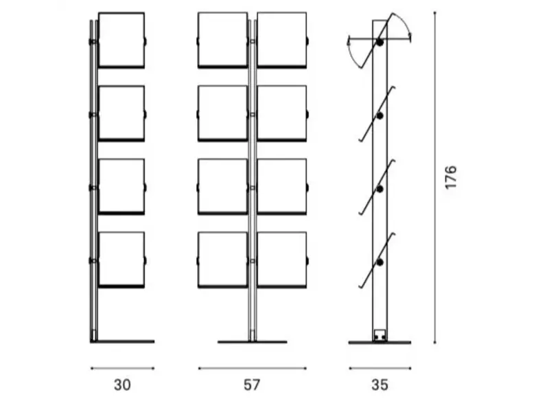 Flexxible lectuurhouder Single