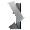 Cascando Présentoir Cascando Flexxible Single – porte-brochures élégant avec 4 panneaux A4