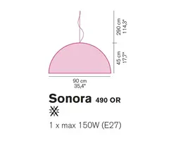 Sonora 490 OR hanglamp , Ø90cm