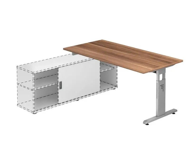 Officina bureau met lowboard