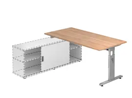 Officina bureau met lowboard