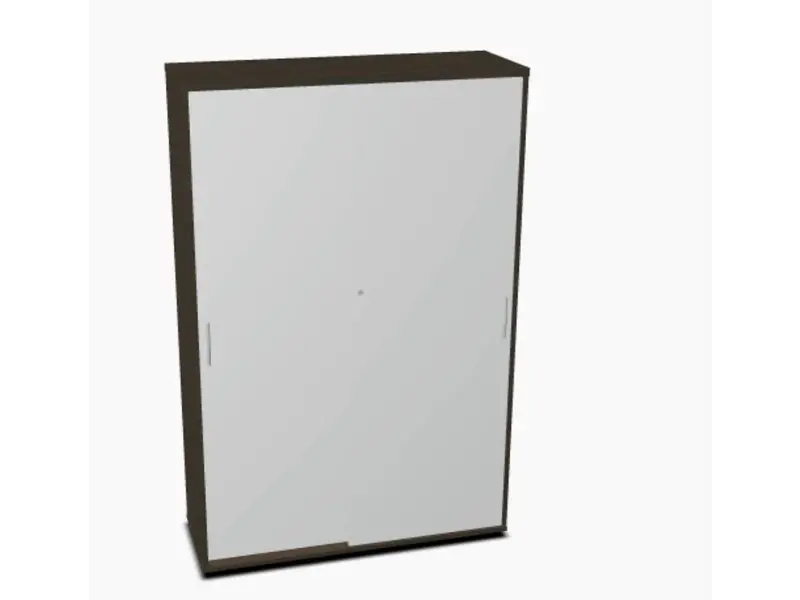 Armoire Basic haute avec porte coulissante