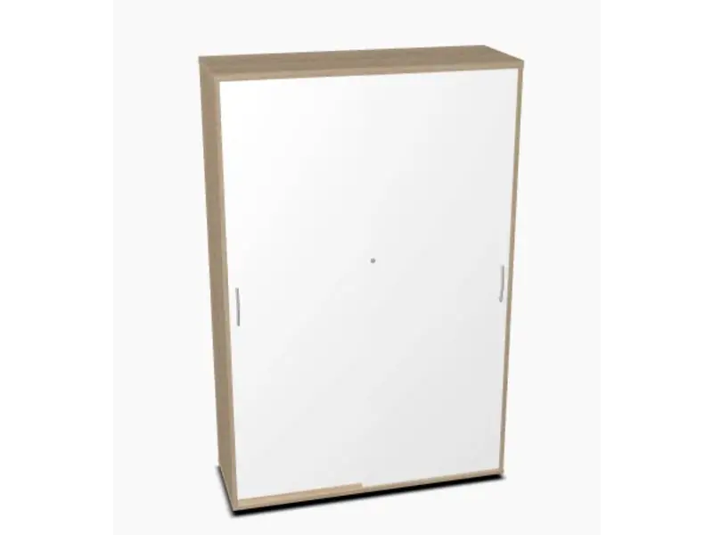 Armoire Basic haute avec porte coulissante