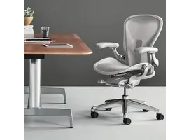 Aeron Deluxe bureaustoel chroom - remastered