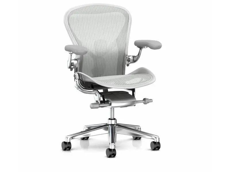 Aeron Deluxe bureaustoel chroom - remastered