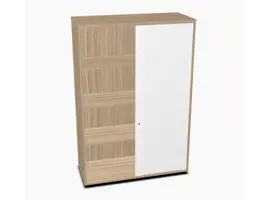 Basic armoire à rideaux haute