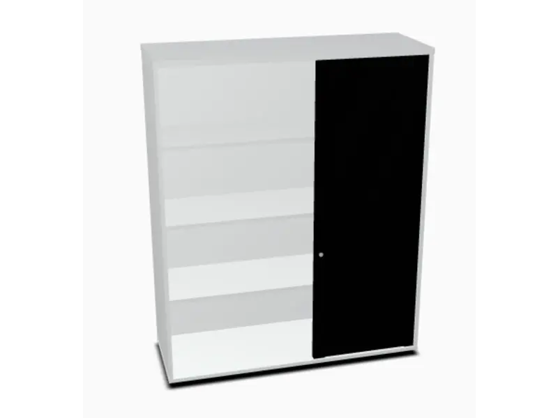 Basic armoire à rideaux haute