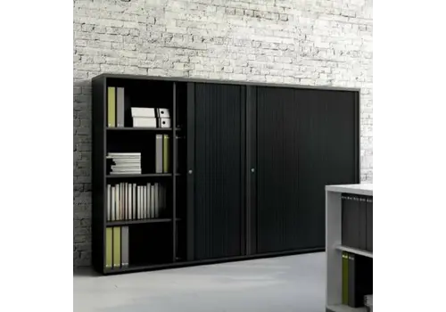 Basic armoire à rideaux haute