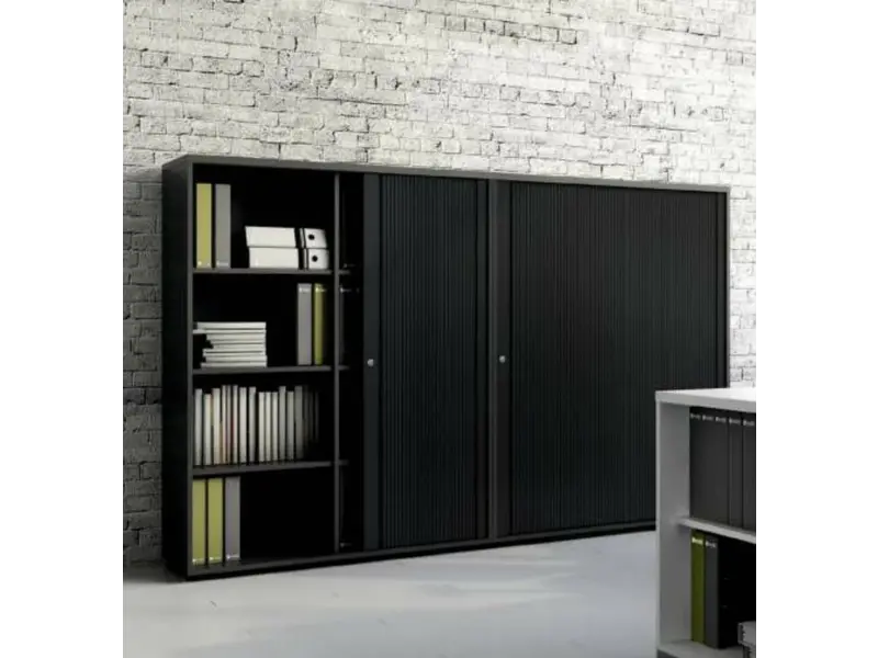 Basic armoire à rideaux haute