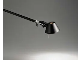 Tolomeo bureaulamp met voet Zwart/Wit