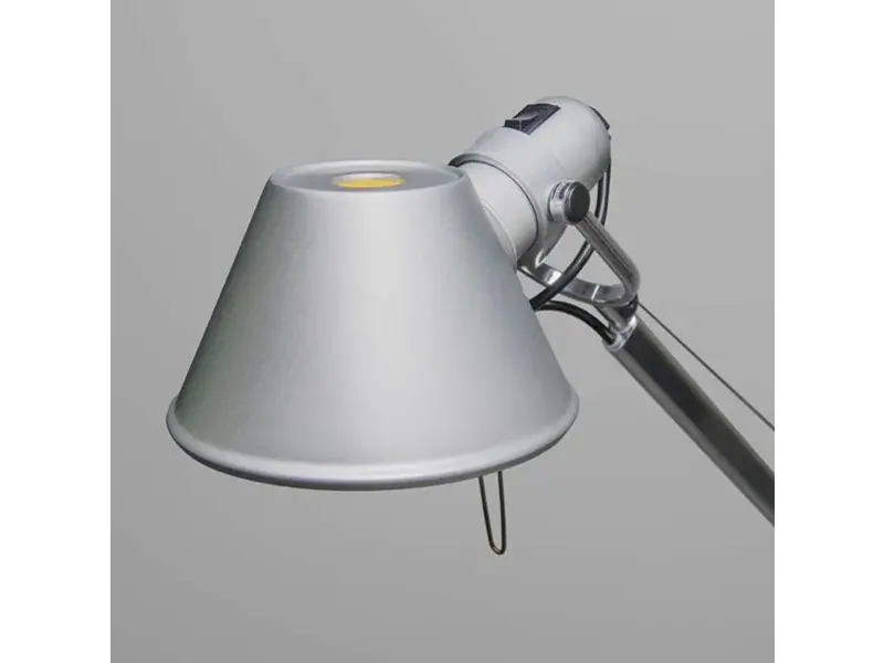 Tolomeo bureaulamp met voet 129cm - Aluminium HALO of LED