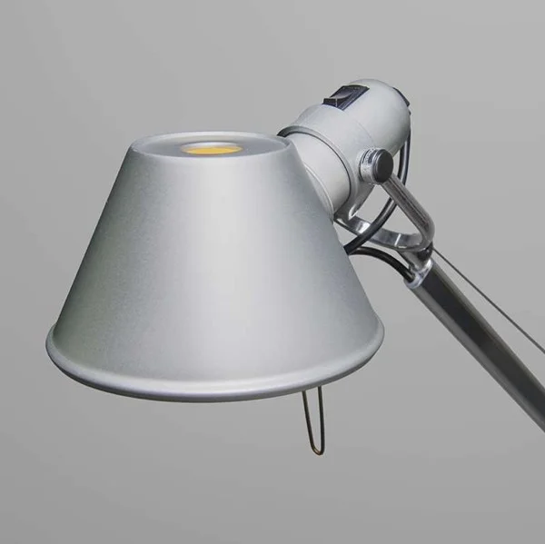 Artemide  Tolomeo bureaulamp met voet 129cm - Aluminium HALO of LED