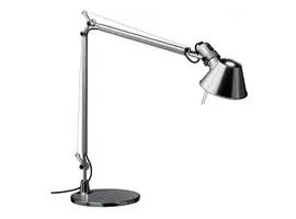 Lampe Tolomeo avec soccle 129cm - poli & anodisé HALO ou LED