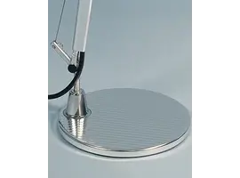 Lampe Tolomeo avec soccle 129cm - poli & anodisé HALO ou LED