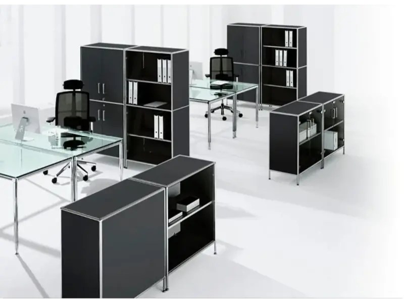 S-Line bureau of meetingtafel, vierkant 100cm