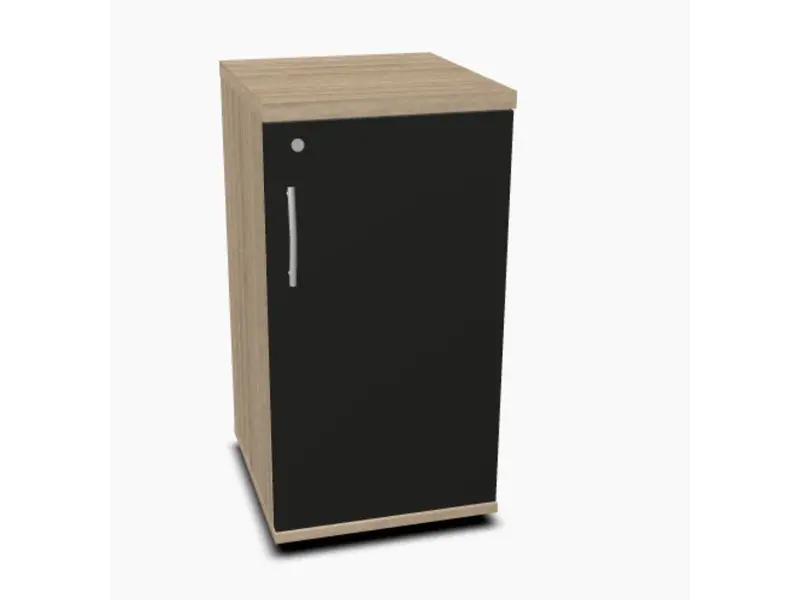 Basic archiefkast smal met deur (77cm) in verschillende kleuren - Melamine(hout)