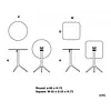 Magis Central bistrot table pliante Magis Central bistrot table pliante
