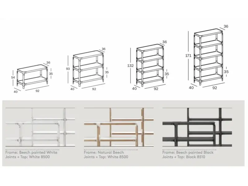 Steelwood Shelving houten rekken