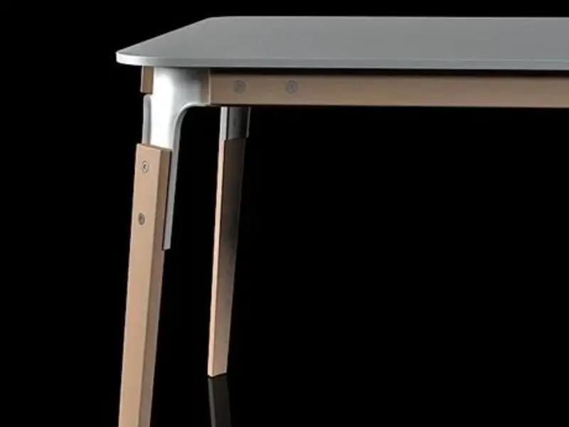 Steelwood table