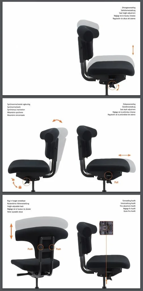 BNO Capis ergonomische bureaustoel