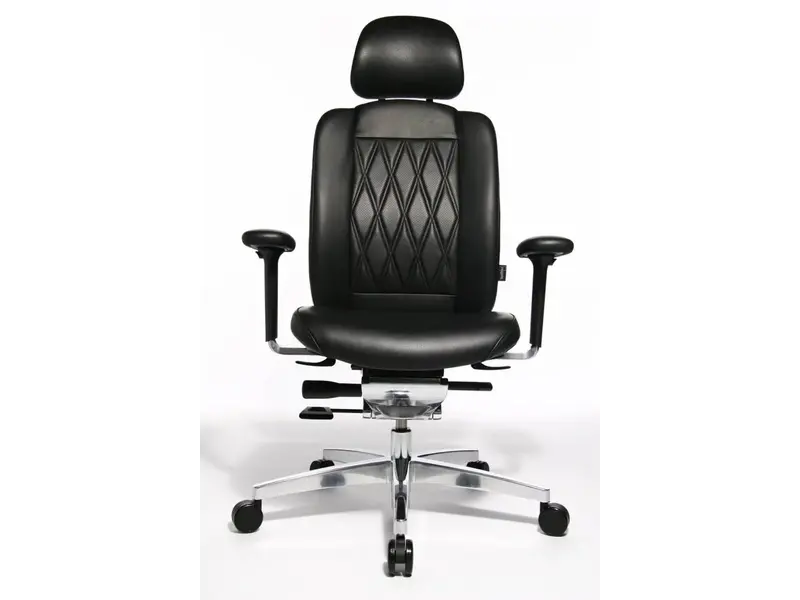 Alumedic Limited S fauteuil de direction en cuir