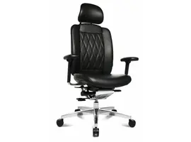 Alumedic Limited S fauteuil de direction en cuir