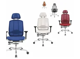 AluMedic 10 fauteuil de bureau avec appui-tête