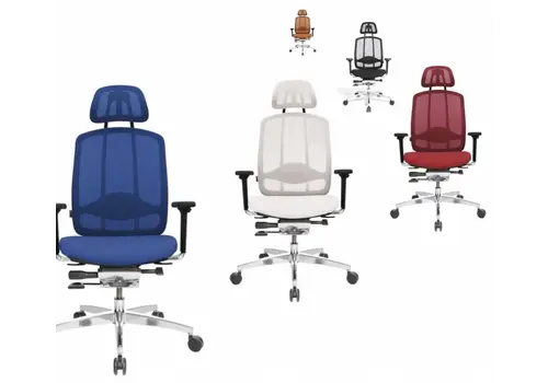 AluMedic 10 fauteuil de bureau avec appui-tête