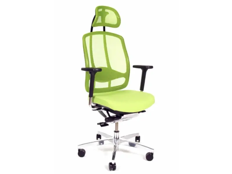 AluMedic 10 fauteuil de bureau avec appui-tête