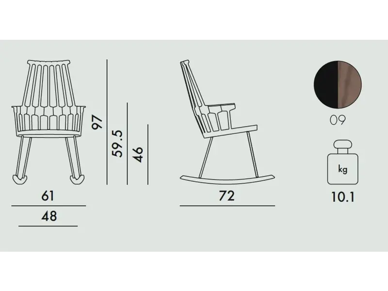 Comback fauteuil à bascule