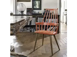 Comback chaise avec pieds en bois