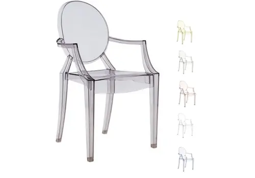 Louis Ghost chaise en transparent