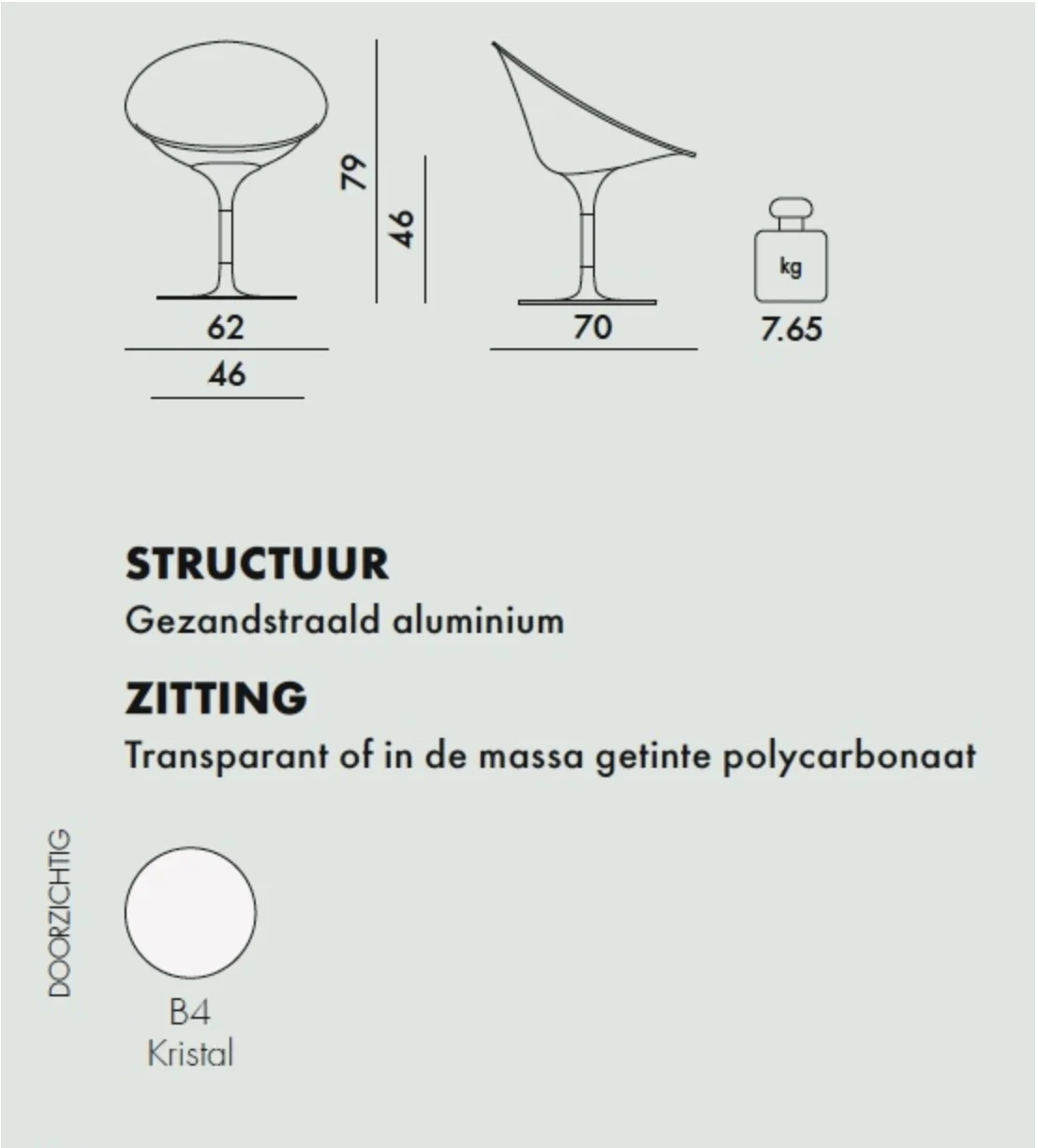 Kartell  Chaise EroS