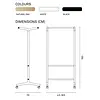 Cascando Cascando Round20 Double garderobe design – dubbele kapstok hout aluminium