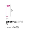 Oluce Lampadaire Spider - 3319 Oluce Lampadaire Spider - 3319