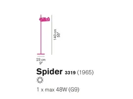 Spider 3319 staanlamp