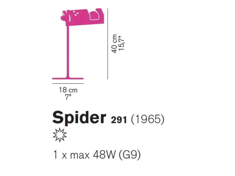 Spider lampe de bureau - 291