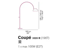 Coupé 3320 staande lamp