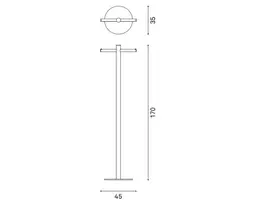 Pole staande kapstok