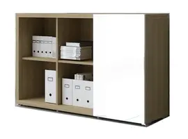 Mito meuble de rangement avec porte coulissante