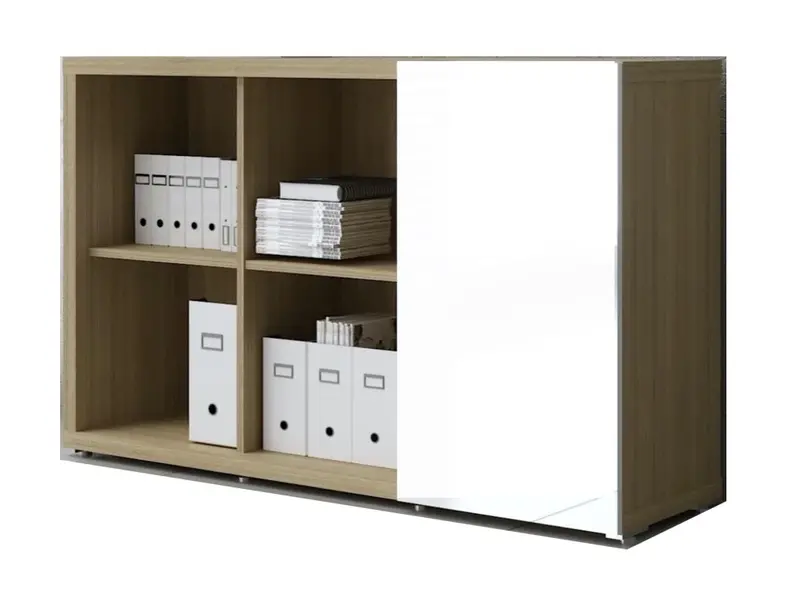 Mito meuble de rangement avec porte coulissante