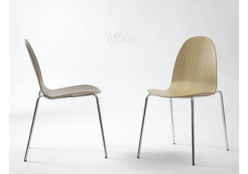 Bob chaises, pied en acier