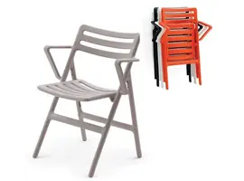 Folding Air chair avec accoudoirs